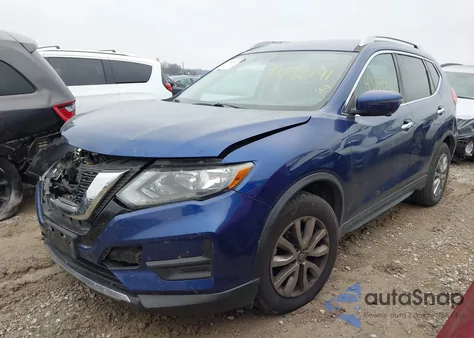 2017 Nissan Rogue Sv z USA, uszkodzony, nr VIN 5N1AT2MT3HC862677